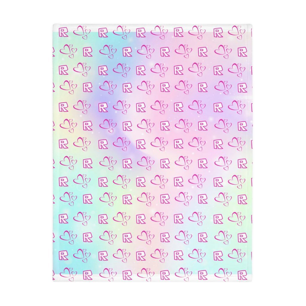 Roblox Girls. Microfiber duvet cover. Design of white butterflies on a multicolored background. Cool Kiddo 22