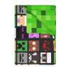 Minecraft faces. Velveteen Minky Blanket (Two-sided print) Cool Kiddo 54
