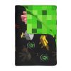 Minecraft Animal. Velveteen Minky Blanket (Two-sided print) Black background. Cool Kiddo 40