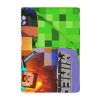 Minecraft. Velveteen Minky Blanket (Two-sided print) Black Lilac Cool Kiddo 64