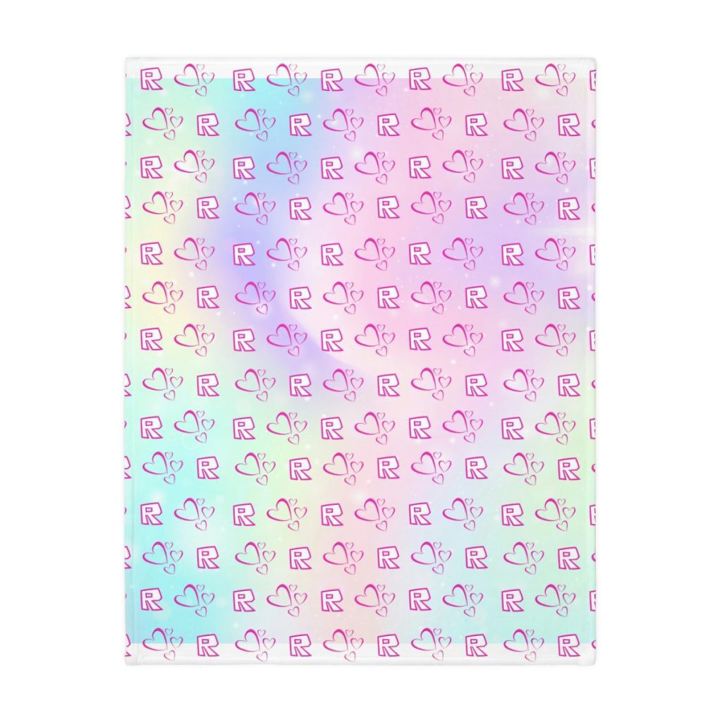 Roblox Girls. Microfiber duvet cover. Design of white butterflies on a multicolored background. Cool Kiddo 32