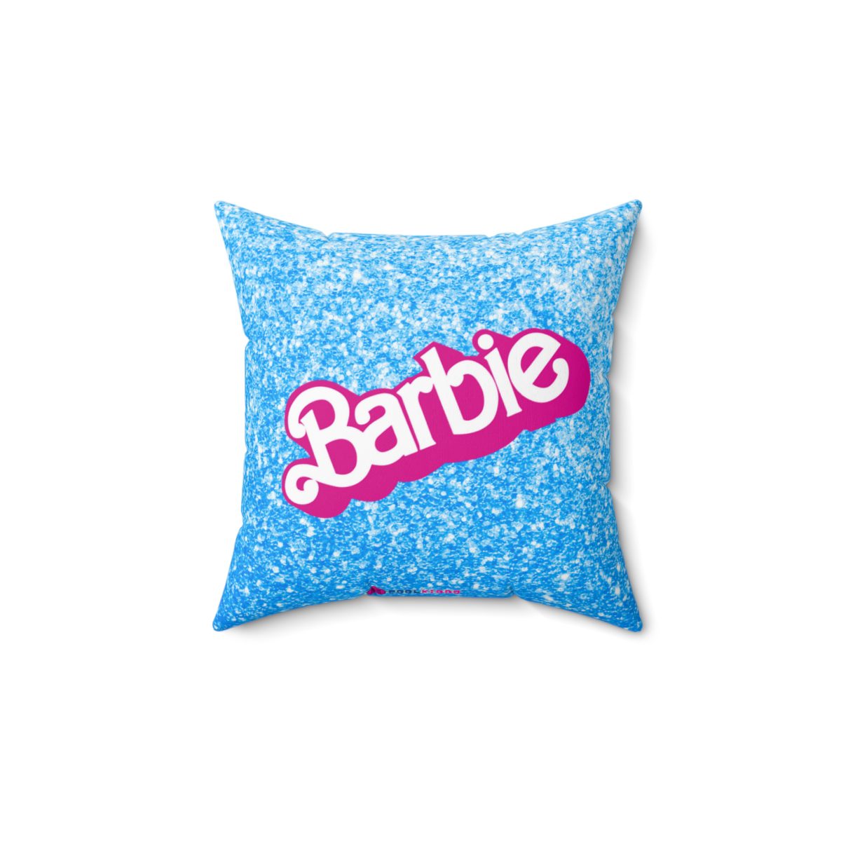 Barbie and Ken Logo Glitter Pink Double-Sided Printed Cushion Cool Kiddo 14