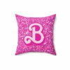 Barbie Glitter Simulation Pink Cushion: Double-Sided Sparkle for Stylish Comfort Cool Kiddo 34