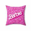 Barbie Glitter Simulation Pink Cushion: Double-Sided Sparkle for Stylish Comfort Cool Kiddo 28