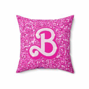 Barbie Glitter Simulation Pink Cushion: Double-Sided Sparkle for Stylish Comfort Cool Kiddo