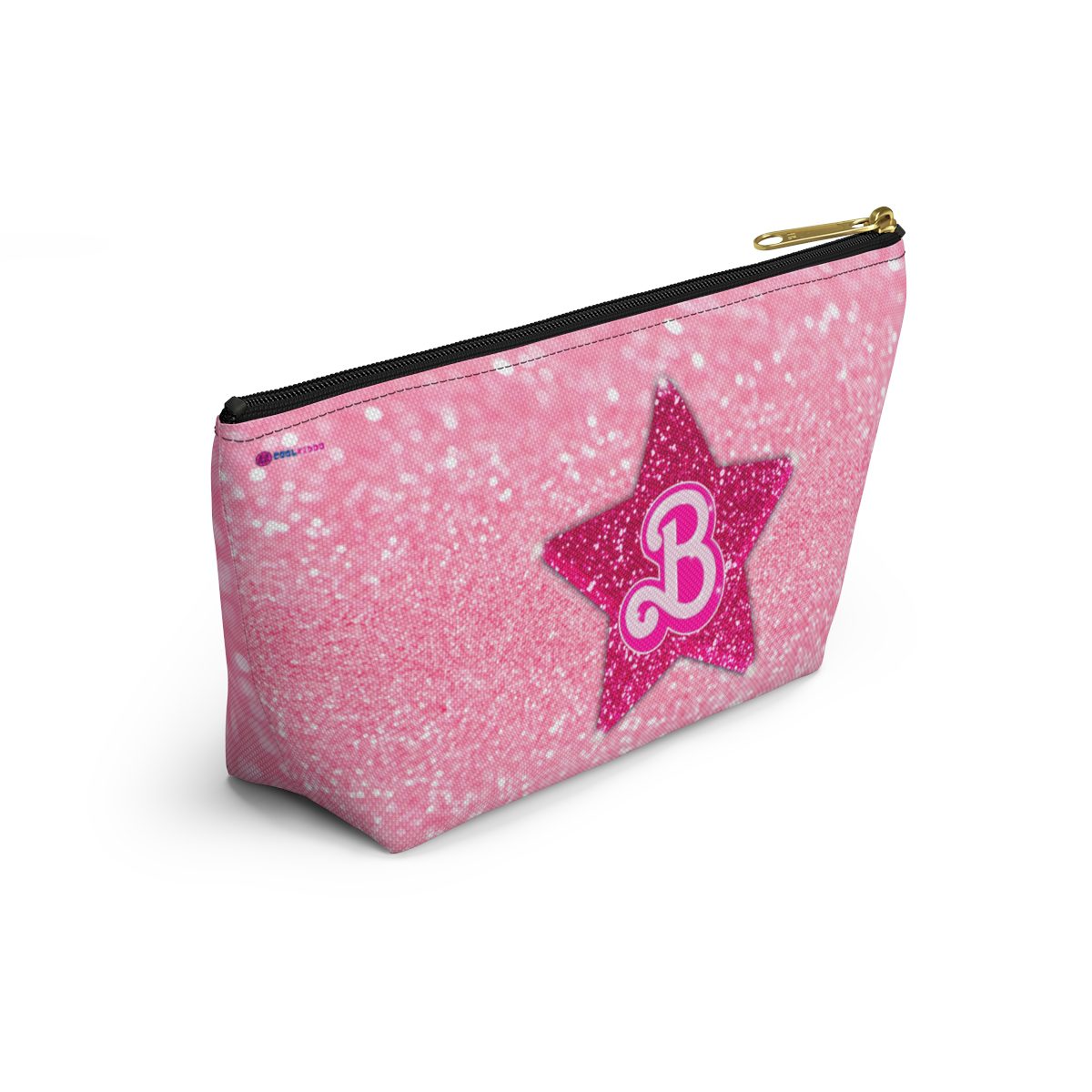 Barbie Logo Star Glitter Pink Simulation Accessory Pouch w T-bottom Cool Kiddo 28