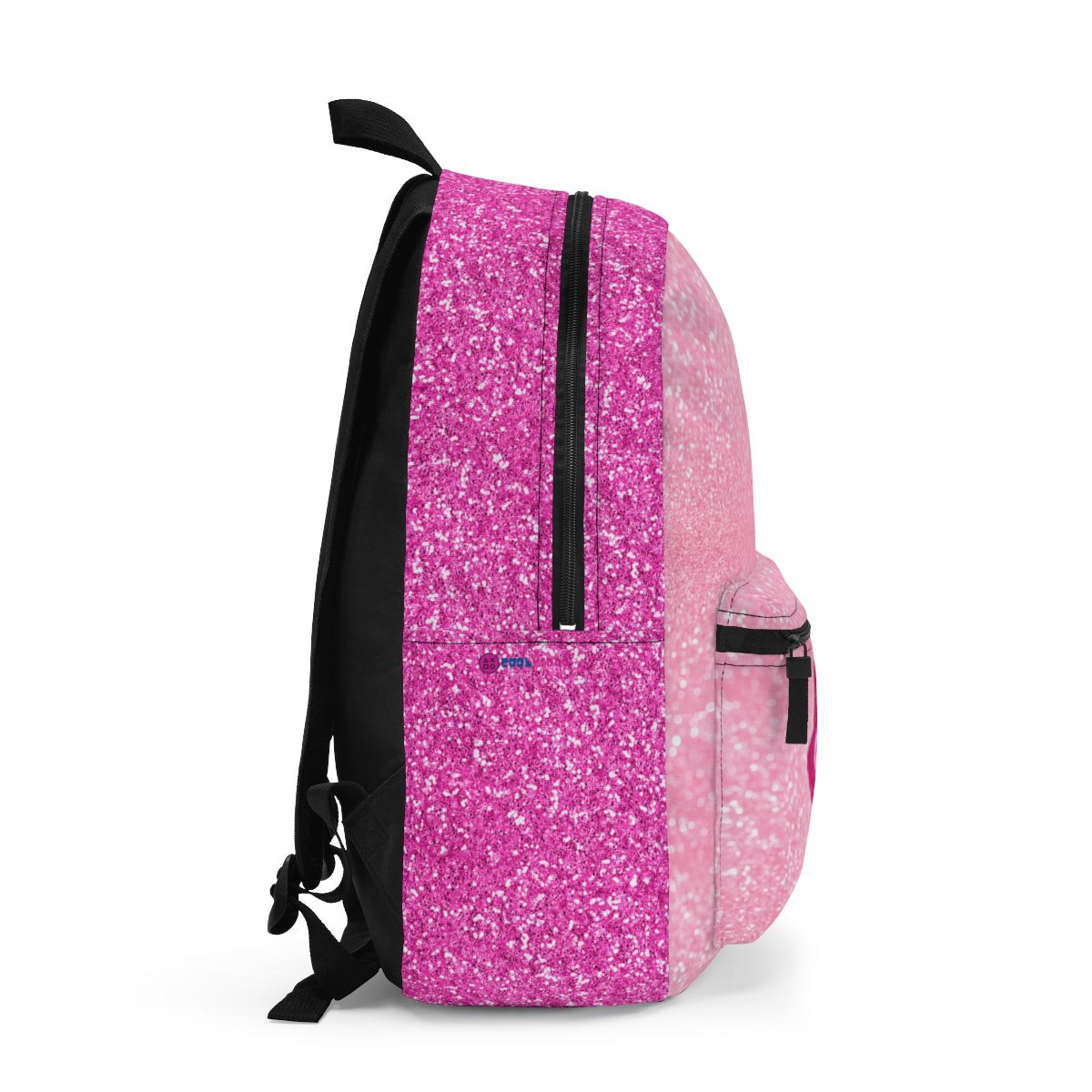 Barbie Glitter Starshine: Pink Backpack with Sparkling Logo on Front Pocket Cool Kiddo 12