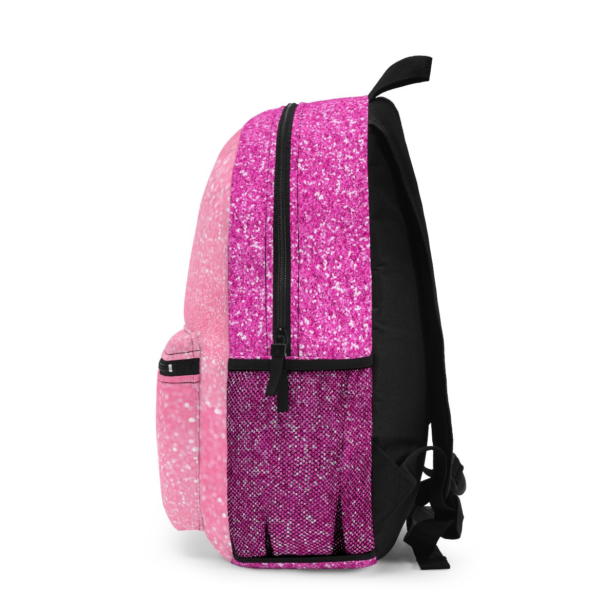 Barbie Glitter Starshine: Pink Backpack with Sparkling Logo on Front Pocket Cool Kiddo 14