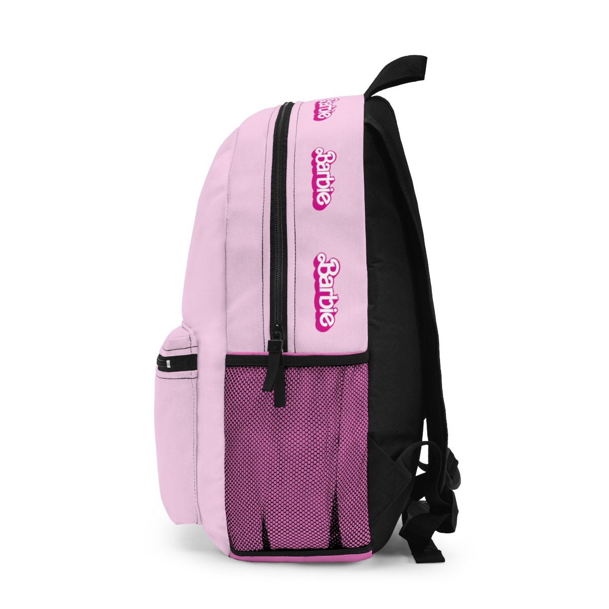 Barbie Logo Circle Pink Backpack Cool Kiddo 14