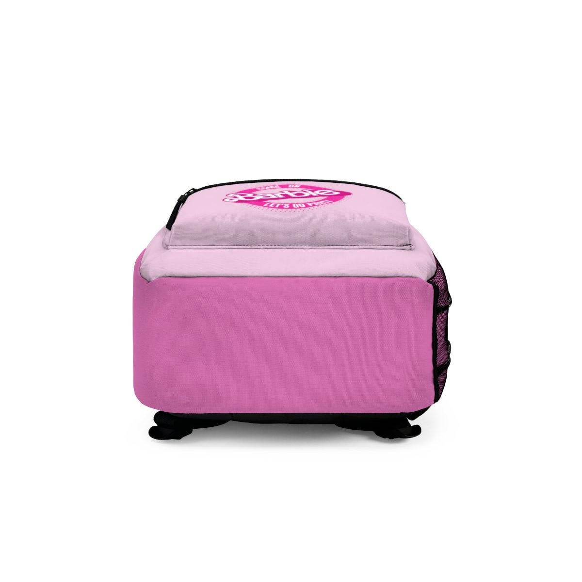 Barbie Logo Circle Pink Backpack Cool Kiddo 18