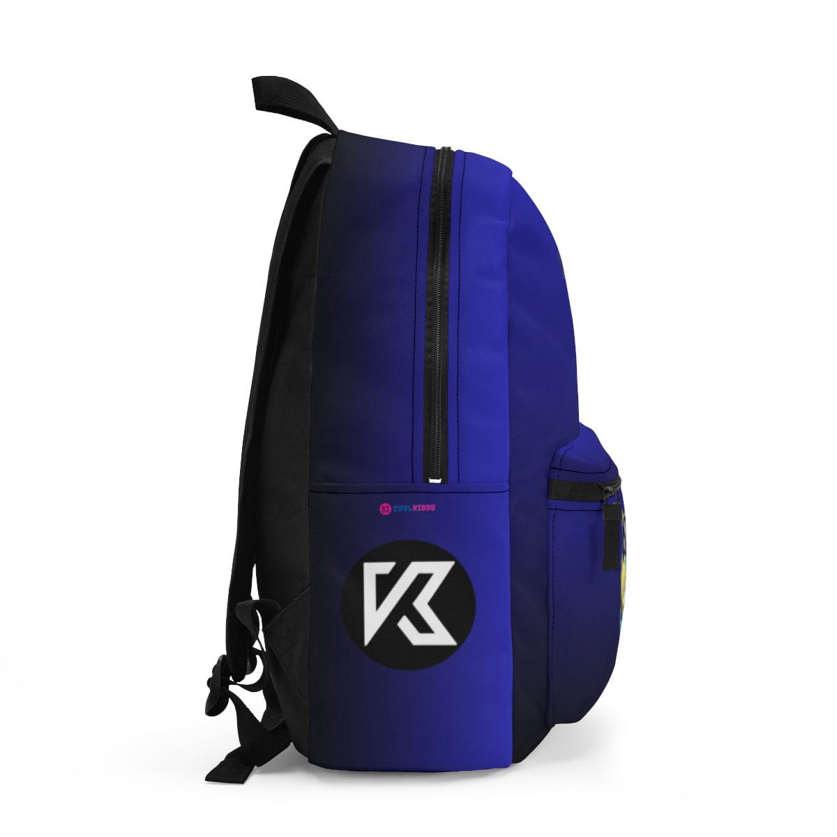 Medium Blue Backpack Krew District TV Show with KREWBIES on Pocket Cool Kiddo 12