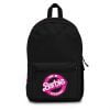 Black Backpack with Circular Classic Barbie Logo Cool Kiddo 20