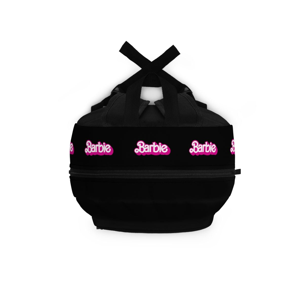 Black Backpack with Circular Classic Barbie Logo Cool Kiddo 16