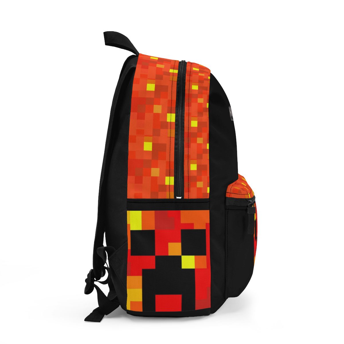 Preston Playz Minecraft Orange and Black Backpack for School Cool Kiddo 12