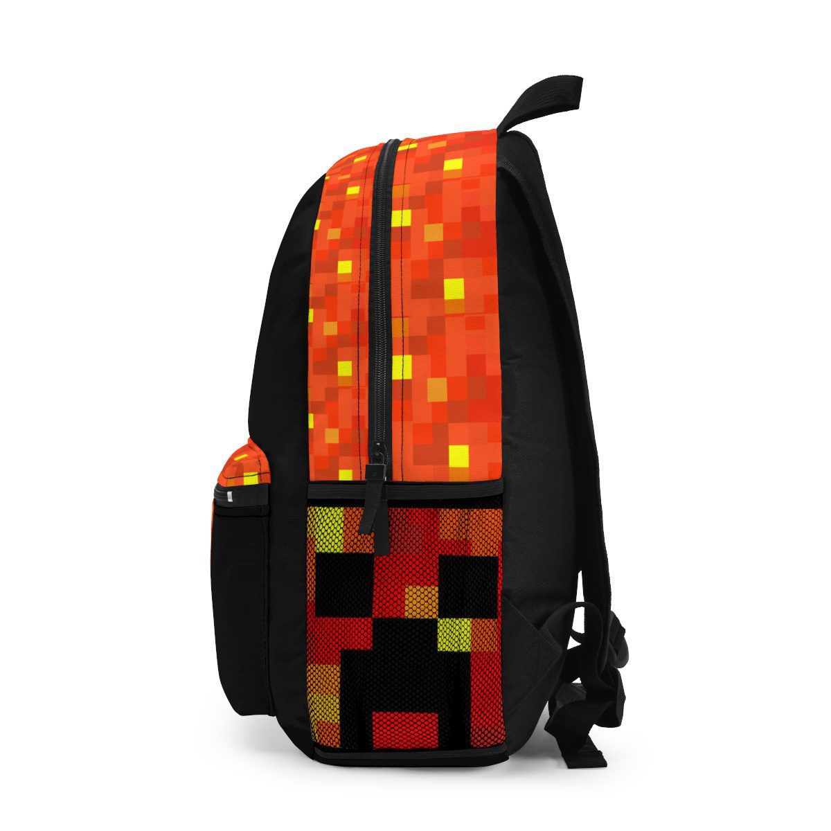 Preston Playz Minecraft Orange and Black Backpack for School Cool Kiddo 14
