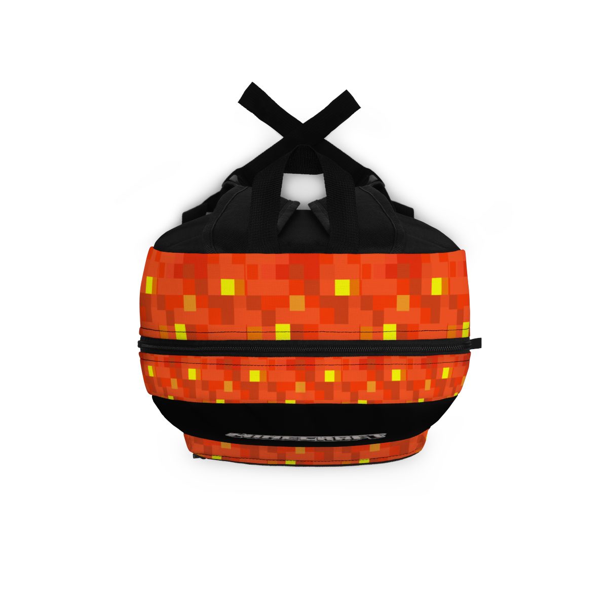 Preston Playz Minecraft Orange and Black Backpack for School Cool Kiddo 16