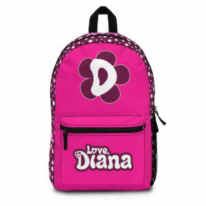 Kids Diana Show Youtube Channel Fuchsia and Purple Backpack Cool Kiddo