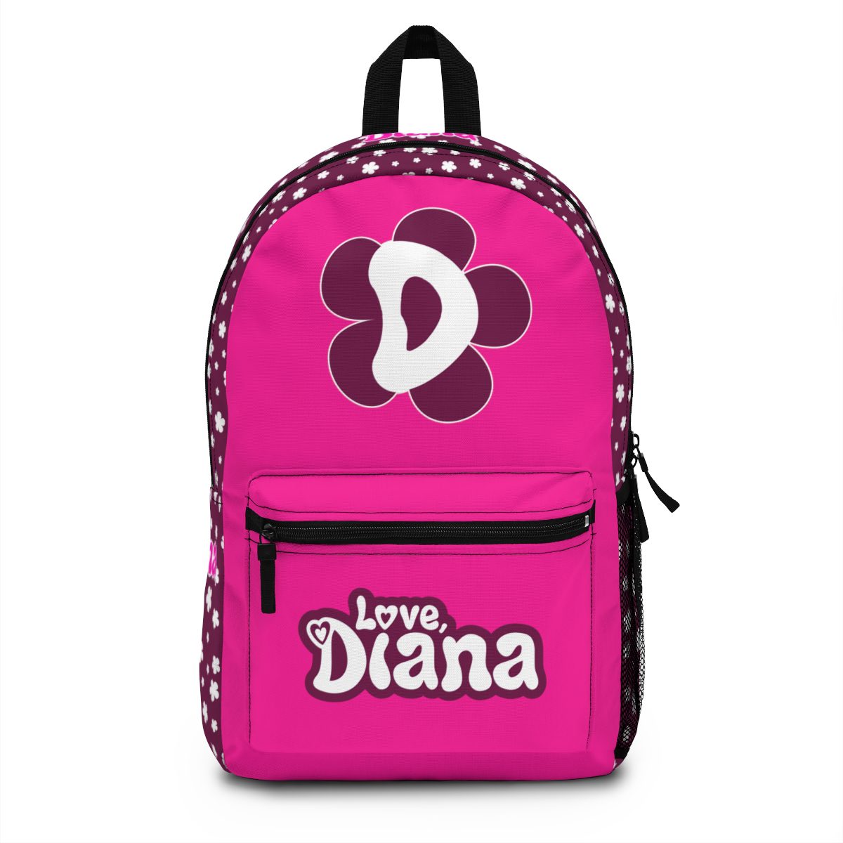 Kids Diana Show Youtube Channel Fuchsia and Purple Backpack Cool Kiddo 10