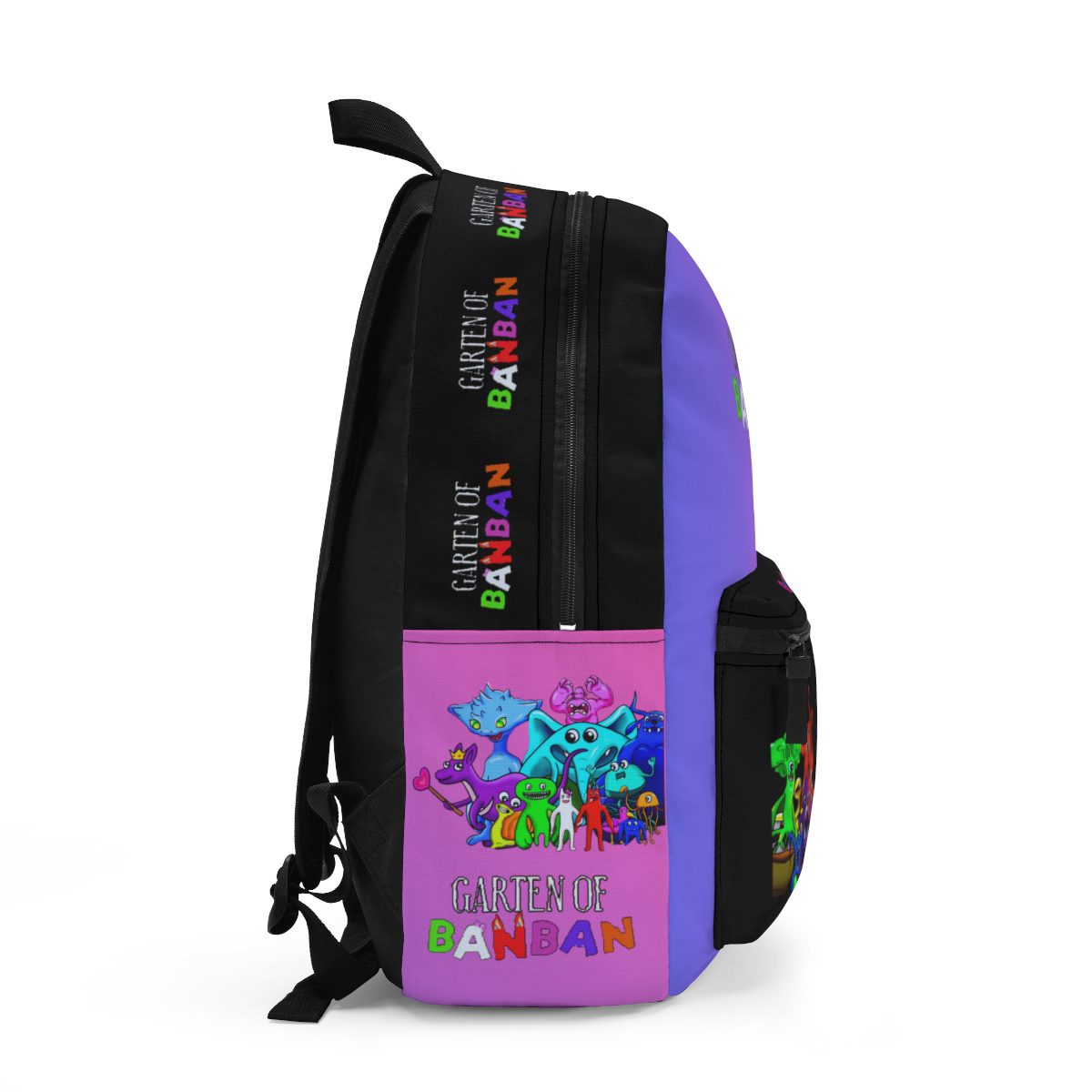 Garten of BanBan, Black and Purple Backpack Cool Kiddo 12