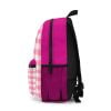 Barbie School Chic: Magenta and White Grid Kids Backpack Cool Kiddo 24