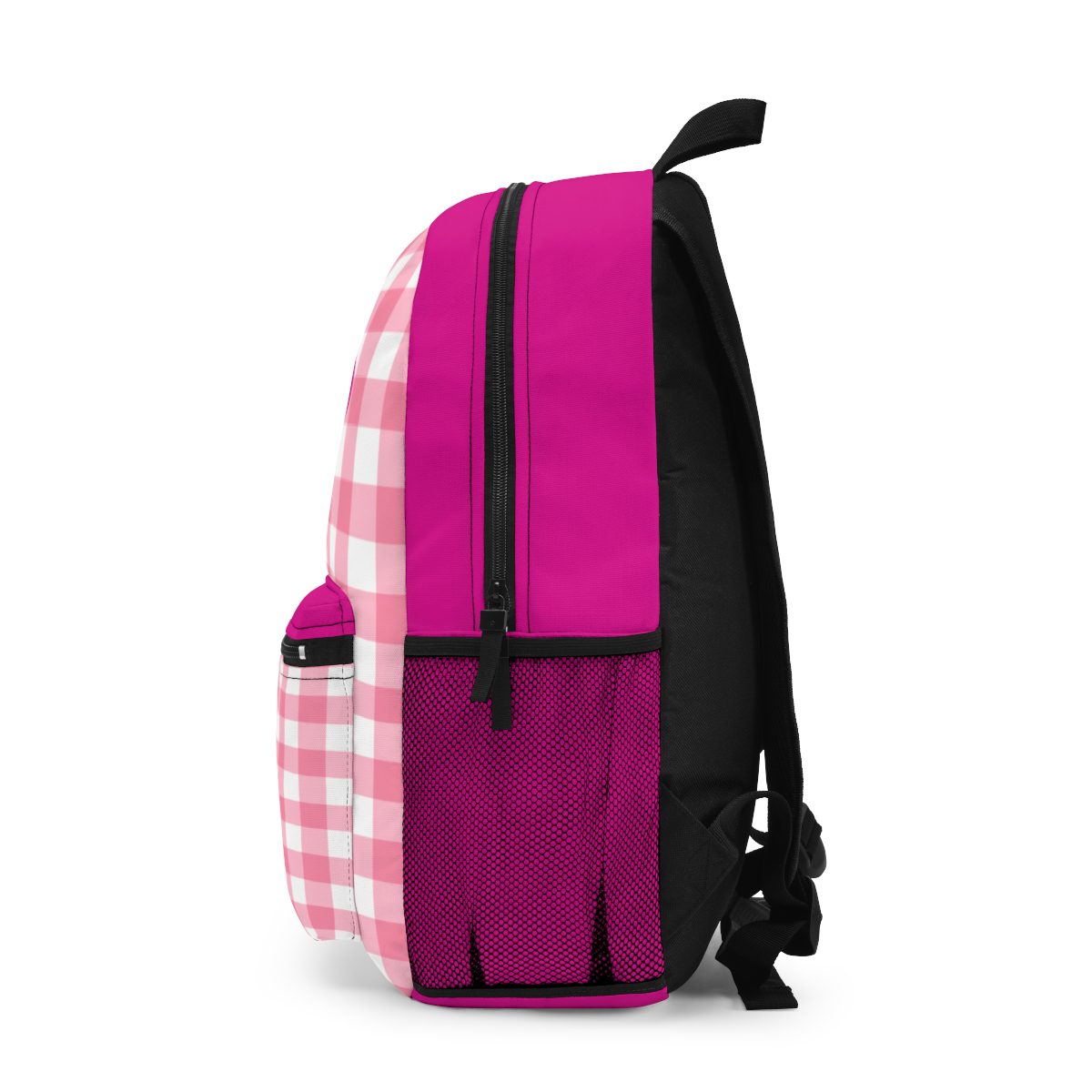 Barbie School Chic: Magenta and White Grid Kids Backpack Cool Kiddo 14