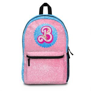 Barbie 2023 Movie Magic: Glitter Pink and Blue Kids Backpack for School