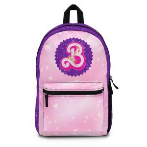 Barbie Movie 2023 Sparkle: Purple and Pink Glitter Kids Backpack for School