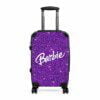 Barbie Magic Suitcase Purple Glitter Simulation Carry On Suitcase Cool Kiddo 28
