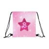 Barbie Glitter Starshine: Pink Sparkling Logo Drawstring Bag Cool Kiddo 22