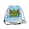 My Singing Monsters Echoes of Eco Blue and Green Drawstring Bag Cool Kiddo 24
