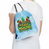 My Singing Monsters Echoes of Eco Blue and Green Drawstring Bag Cool Kiddo 28