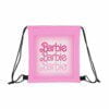 Barbie Logo Pink Outdoor Drawstring Bag Cool Kiddo 20