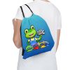 Blue Gecko’s Garage Outdoor Drawstring Bag Cool Kiddo 28