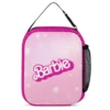 Fuchsia and Pink Three Piece Set: Backpack. Lunch Bag and Pencil Pouch Customizable Barbie Movie Backpack for School Cool Kiddo 38