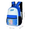 LANKYBOX Three-Piece Set - Book Bag, Lunch Bag, and Pencil Case - Cute Characters on Pocket Blue Backpack