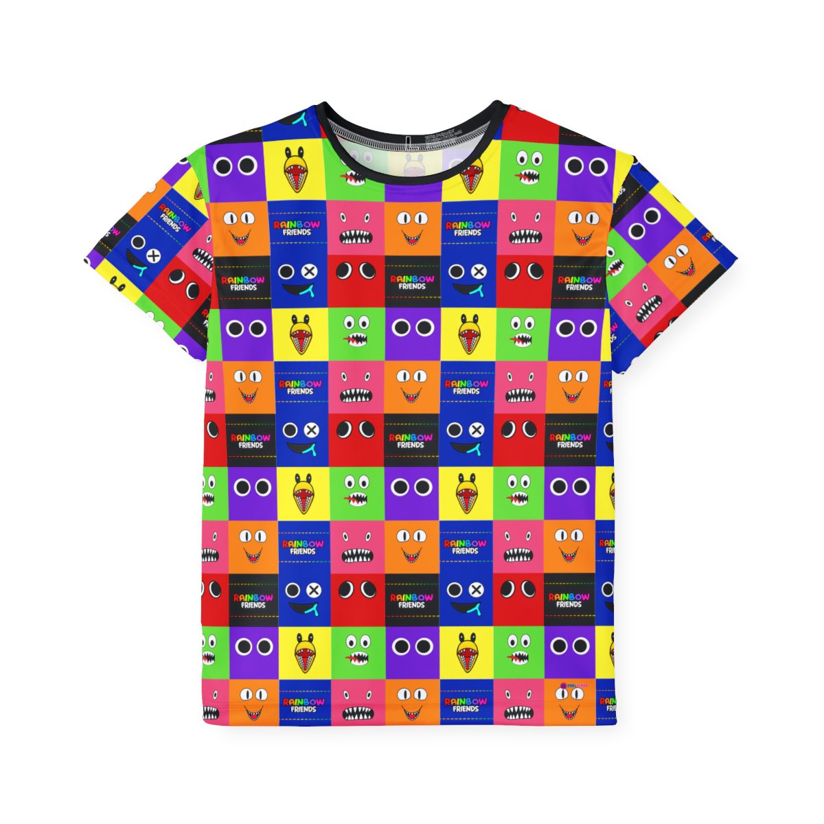 Rainbow Friends Monsters Grid Kids Sports Jersey (All Over Print) Cool Kiddo 12