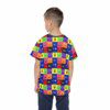 Rainbow Friends Monsters Grid Kids Sports Jersey (All Over Print) Cool Kiddo 38