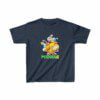 Pikmin 4 Kids Heavy Cotton™ Tee with Characters in the Front and Logo in the Back Cool Kiddo 46