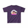 Roblox Girl Pink Kids Heavy Cotton™ Tee With Characters On Front and Roblox Logo in the Back Cool Kiddo 30