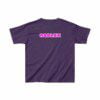 Roblox Girl Pink Kids Heavy Cotton™ Tee With Characters On Front and Roblox Logo in the Back Cool Kiddo 32