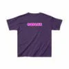 Roblox Girl Pink Kids Heavy Cotton™ Tee With Characters On Front and Roblox Logo in the Back Cool Kiddo 32