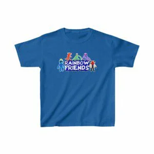 Blue Rainbow Friends Kids Heavy Cotton™ Tee Cool Kiddo