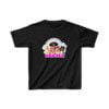 Roblox Girl Pink Kids Heavy Cotton™ Tee With Characters On Front and Roblox Logo in the Back Cool Kiddo 26