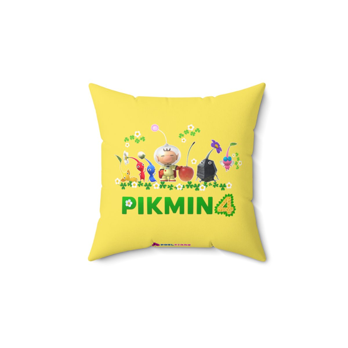 Pikmin 4 Yellow and Light Green Cushion (Double-Sided) Cool Kiddo 14