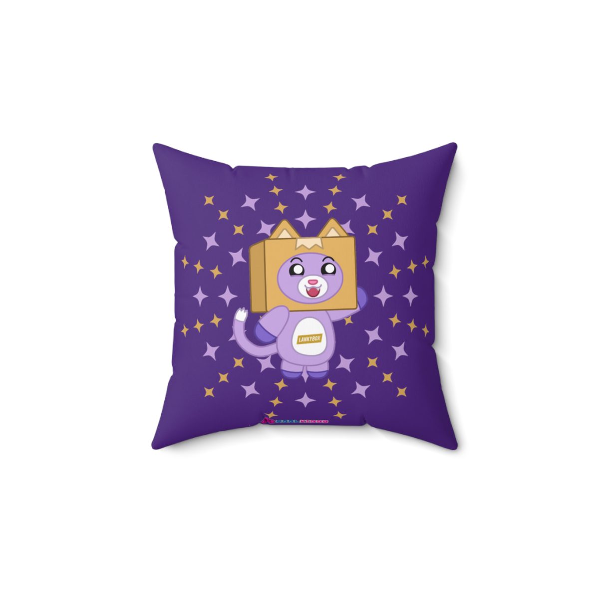 Foxy Lankybox Purple Cushion Double-Sided Cool Kiddo 14