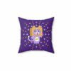 Foxy Lankybox Purple Cushion Double-Sided Cool Kiddo 24