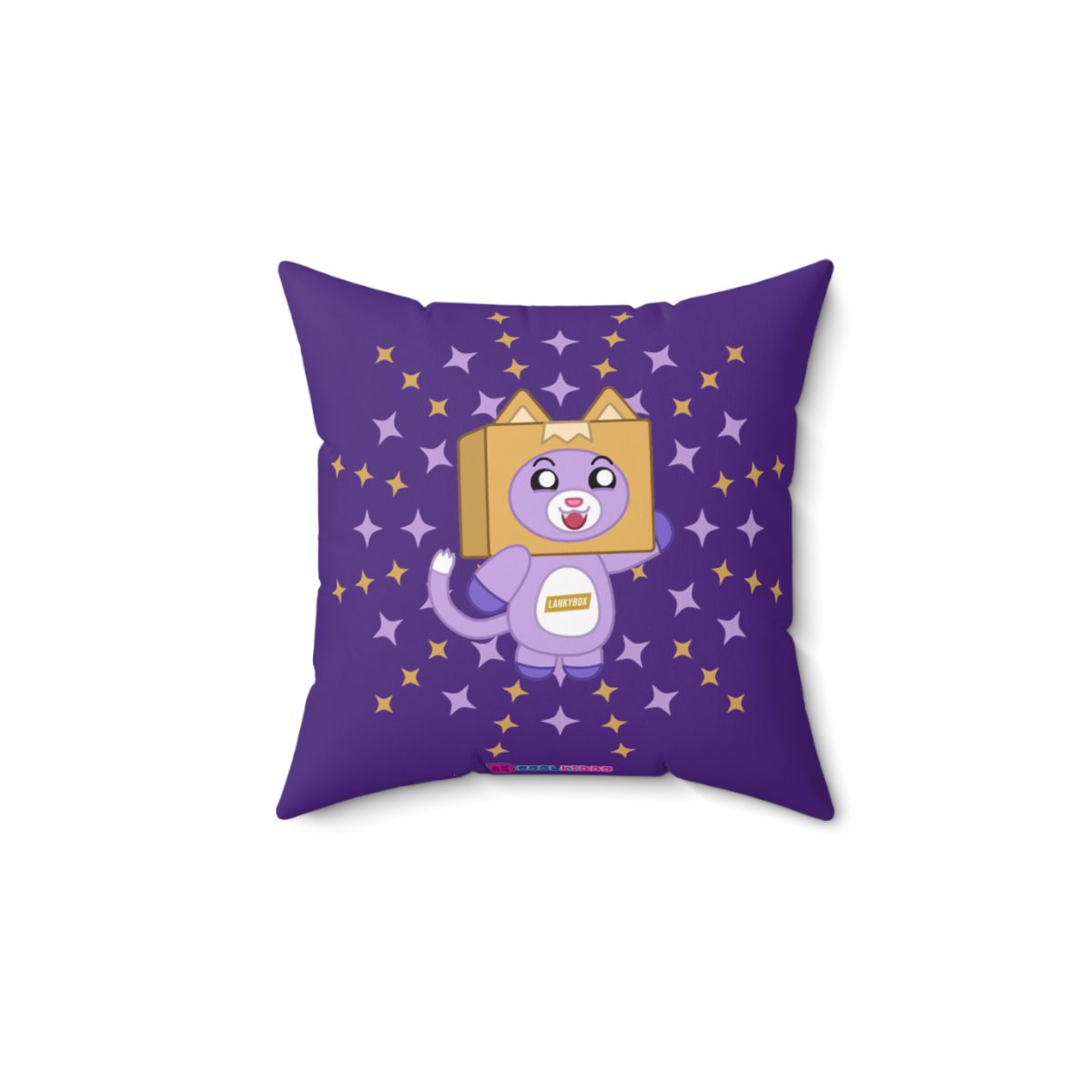 Foxy Lankybox Purple Cushion Double-Sided Cool Kiddo 16