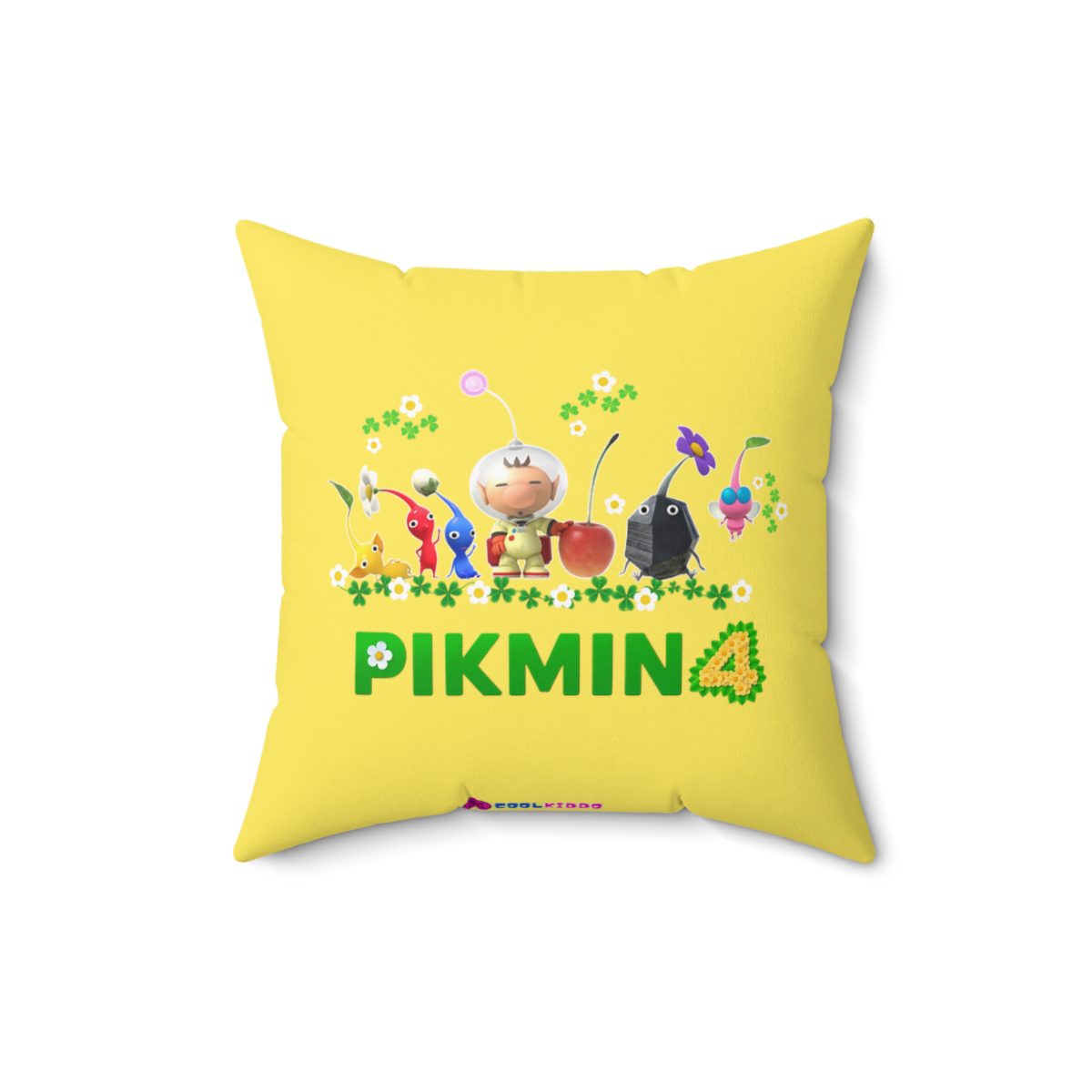 Pikmin 4 Yellow and Light Green Cushion (Double-Sided) Cool Kiddo 10
