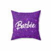 Purple Glitter Simulation Barbie Cushion Cool Kiddo 20