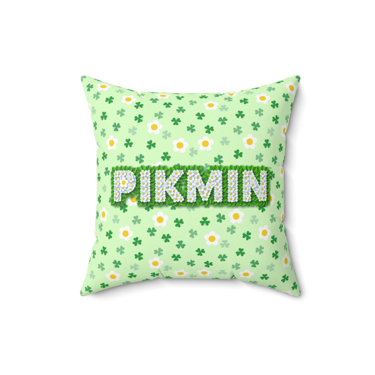 Pikmin 4 Yellow and Light Green Cushion (Double-Sided) Cool Kiddo 12
